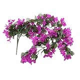 SunniMix 壁掛け　美しい　造花　1束入り　パープル　部屋　壁　飾り　魅力的　贈り物