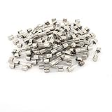 DealMux 250V 8A 5ミリメートルのXの20ミリメートル透明な即効速断型ガラス管ヒューズの100pcs