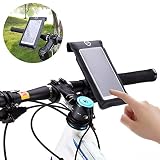 自転車ホルダーバイク AKMスマホホルダー スマホタッチバッグ GPSナビ固定用マウント 防水超軽量