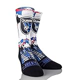 Rock ' emアパレルMLS San Jose Earthquakesカスタムアスレチッククルーソックス XL ブルー