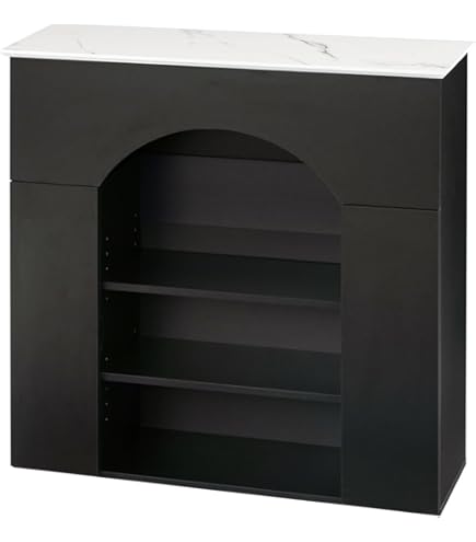 Amazon｜東海家具 マントルピース ダークブラウン 90cm幅 フルール