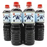 古村醤油 福井の老舗 古村醤油　ヒゲコ醤油の淡口（うす口） 1リットル　6本