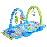 Arshiner Grow-with-me Activity Mat and Ball Pit Kick&Crawl Gym [並行輸入品]