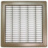12" x 12" - Heavy Duty Floor Grille - Fixed Blades - Brown [並行輸入品]