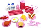 [リトルトレジャー]Little Treasures Cooking Play Set, Includes Teacups, Plates, Utensils, Grill, and Food Ite