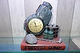 Golf Themed Table Top Clock, Shabby Chic, Excellent Table Top Decor [並行輸入品]