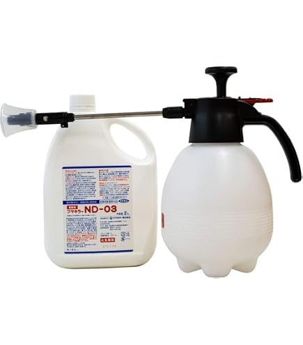 Amazon.co.jp: 【セット】 ノミ ダニ駆除用殺虫剤 フマキラーND-03（2L