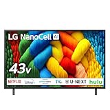 LG 液晶テレビ 43NANO80AJA 43V型 4Kチューナー内蔵/スマートテレビ/ネット動画対応/FILMMAKER MODE™/2025年モデル