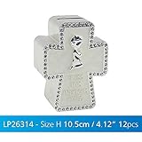 Lesser and Pavey - Little Treats Silver Plated Cross Money Box for Girl by Lesser and Pavey - Little