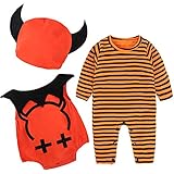 ハロウィンロンパースセット　ボディースーツ　コスチューム服装　赤ちゃん　新生児　可愛い
