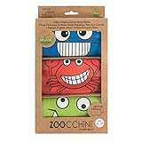 ズッキーニ  (Zoocchini)【日本正規品】ボクサーパンツ オーガニックコットン Boys (4T/5T)  ブルー/レッド/グリーン 3枚セット ZOO5005