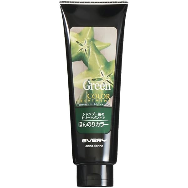 カラートリートメント 緑 4本セット Amazon | クルード グリングラン緑宝ヘアカラーパックSN [ 200g