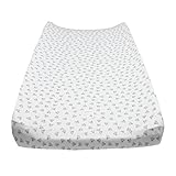 Burt's Bees Baby Honey Bee Changing Pad Cover, Heather Grey by Burt's Bees Baby