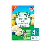 庭の野菜125グラムと香ばしい穀物の赤ちゃん米 (Heinz) (x 6) - Heinz Savoury Cereals Baby Rice with Garden Vegetables 125g 