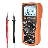 RuoShui LCD デジタルマルチメーター電流・電圧・抵抗テスター 周波数 過負荷保護 便利 手動レンジ バックライト