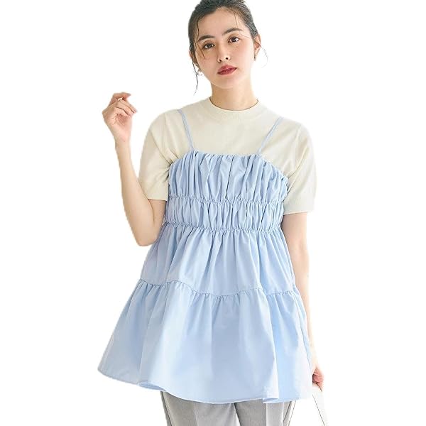 Amazon.co.jp: [かぐれ] 『2サイズ展開』ドット2WAYワンピース