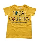 jeans b. 2nd　COUNTRY　T シャツ(イエロー) 95cm