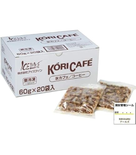 Amazon.co.jp: アイスライン 氷カフェ 抹茶 【冷凍】 60グラム (x 20