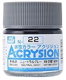 GSIクレオス アクリジョン ニュートラルグレー 10ml 模型用塗料 N22