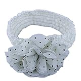 Baby Girl Headband Hairband Hairbow Hair Flower Headwear (khaki) by COFFLED