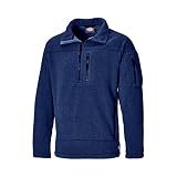 (ディッキーズ) Dickies メンズ Brookton ハーフジップ フリーストップ プルオーバー ジャケット ワークウェア 作業着 冬 防寒 (L) (ネイビーメランジェ)