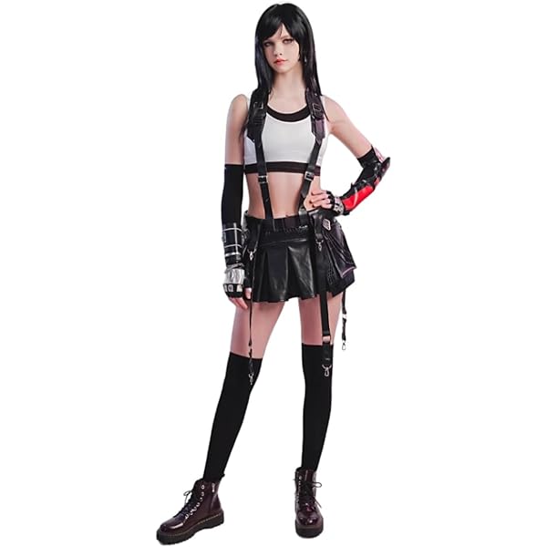 ファイナルファンタジーVII ティファ コスプレ衣装フルセット　Lサイズ ファイナルファンタジー 7 ティファ・ロックハートコスプレ衣装 フル