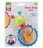 Alex Toys Mix 'n Max Busy Bug Rattle and Teether in One by Alex
