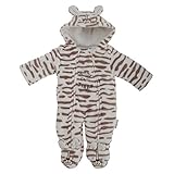 Baby Unisex Mummys Little Tiger All In One Hooded Winter Snowsuit (0-3 Months) (Tiger Print) by Univ