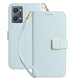 Deeaar oppo reno7 a / reno9 a ケース手帳型 人気 スマホケース oppo reno9a 財布型 カバー カードポケット付き 軽量 薄型 全面保護 贈り物 oppo reno7a カード収納 スタンド機能 横置きスタンド機能 高級PUレザー 上質な手触り 擦り傷防止 ケース (OPPO Reno7 A / Reno9 A OPG04 6.4inch対応) - アイスブルー