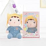 欧米で大人気　Metoo かわいい☆スウィーティーベビー　コートを着たぬいぐるみ（4種類）12インチ+ギフトバッグ付き (青)
