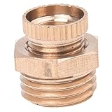 SODIAL(R)PT 1/4" オススレッド金属排水バルブ　エアコンプレッサの為