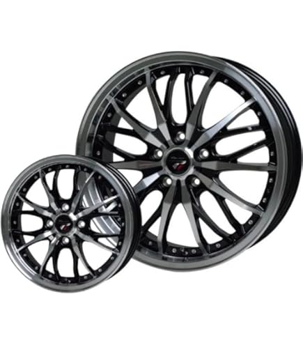 Amazon | 19インチ HM-3 8J+35 5H-114.3 1本 ブラックポリッシュ