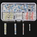 ILS - HS04 50 pieces Solder Seal Heat Shrink Butt Wire Connector Terminals 26-10AWG