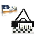 Wood Expressions Deluxe Tournament Chess Set with Canvas Bag and Triple Weighted Chessmen [並行輸入品]