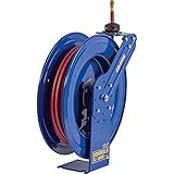 Coxreels EZ-SH-525 Safety Series Spring Rewind Hose Reel for air/water: 3/4" I.D., 25' hose, 250 PSI