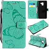 Galaxy A8 Plus 2018 PUレザー ケース, Zeebox® 良質 Samsung 収納 ケース 防塵 耐衝撃 マグネット開閉 折り スタンド機能 Galaxy A8 Plus 201