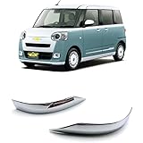 ONKYOU ダイハツ 新型 ムーヴ キャンバス専用 サイドミラー ドアミラー バックミラーガーニッシュ バックドアリアゲートカバー パネル プレート外装 パーツ エアロパーツ 左右セット