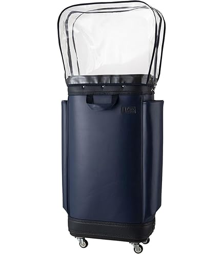 Amazon | キャスター付き ゴルフクラブ収納バッグ（ブラック