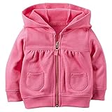 カーターズ Carter's カーディガン 前開き ファスナー フード付き 長袖 フレンチテリー綿100% French Terry Cardigan NB (50-55cm)