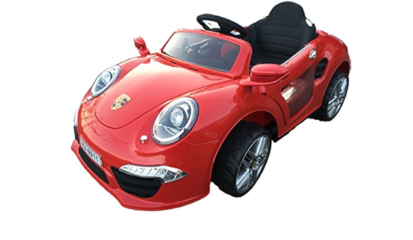 Amazon ポルシェ 乗用ラジコン 子供乗用rc電動車 カギx2 ラジオコントローラー付属 白 電動乗用 おもちゃ