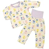 ガールズベビー腹巻付パジャマ[enfant pur]女の子|女児|子供用マトリョーシカ柄長袖パジャマ上下セット 80cm ピンク