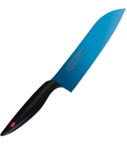 神光馬　薄刃　包丁　カスミ研 Amazon｜スミカマ 霞 KASUMI 包丁 チタンコーティング 剣型包丁 20cm