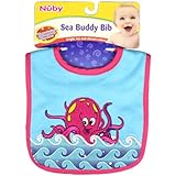 Nuby ヌービー ベビースタイ よだれかけ 【42463】 (スカイブルー×オクトパス)