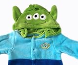 着ぐるみ　なりきり　仮装　変身　ボア製ベビー服　新生児　ディズニー　カバーオール　オーバーオール　２WAYベビー服　アフガン　暖か　つなぎ　防寒着　おくるみ　出産祝い ギフト 帽子つきベビー服 (リト