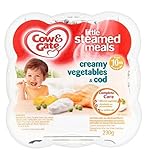 Cow & Gate Little Steamed Meals Creamy Vegetables & Cod from 10m Onwards 230g - 10メートル以降の230グラムから牛＆ゲ