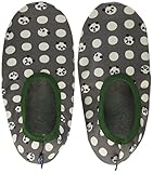 W.A.W workingうらもこ ドットぱんだグレー Lサイズ 職場・機内・旅先と様々なシーン使えるスリッパソックス