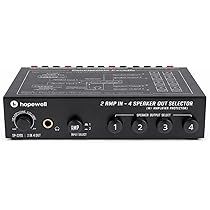 Amazon | Basicest 2 in 4 out スピーカーセレクター スイッチ