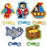 Stephen Joseph Pirate Lacing Cards [並行輸入品]