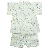 《盛夏 甚平》(ジンベイ) 日本製ベビー男児 リップル生地トンボと渦巻甚平スーツ 95cm/OW NO.OG-75561