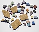 変形モザイクタイル モザイクアートタイル 無釉 ランダムミックス